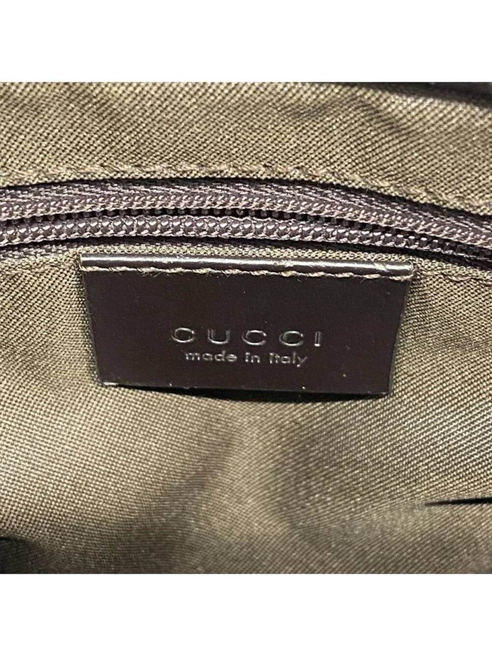 Gucci Shoulder Bag GG Nylon Brown